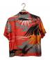 Palm Angels (パーム エンジェルス) 総柄半袖シャツ レッド サイズ:46：15000円