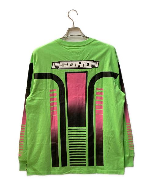 VANS（ヴァンズ）VANS (ヴァンズ) ロング スリーブ カットソー グリーン サイズ:L 未使用品の古着・服飾アイテム