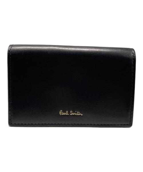 PAUL SMITH（ポールスミス）PAUL SMITH (ポールスミス) ベジタン 名刺入れ ブラック サイズ:サイズ詳細参照の古着・服飾アイテム