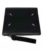 Maison Margielaメゾンマルジェラ）の古着「フォールデッドレザーウォレット」｜ブラック