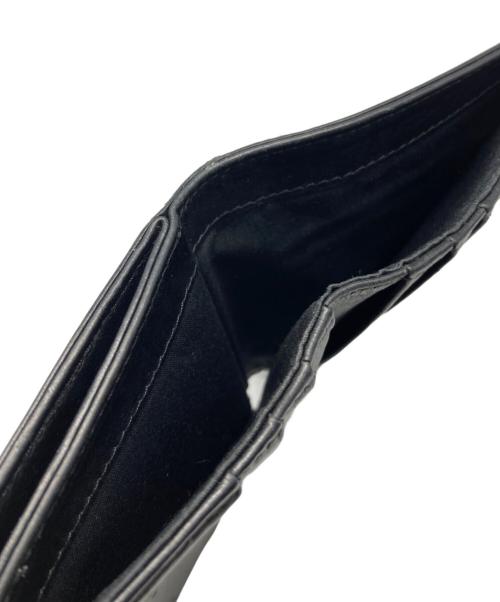 Maison Margiela（メゾンマルジェラ）Maison Margiela (メゾンマルジェラ) フォールデッドレザーウォレット ブラック サイズ:サイズ詳細参照の古着・服飾アイテム