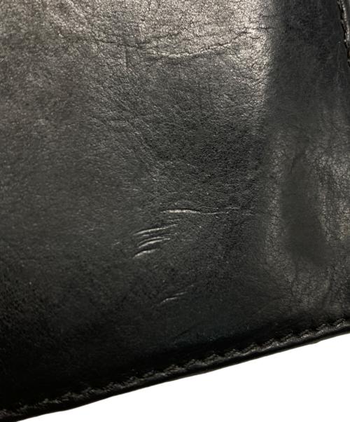Maison Margiela（メゾンマルジェラ）Maison Margiela (メゾンマルジェラ) フォールデッドレザーウォレット ブラック サイズ:サイズ詳細参照の古着・服飾アイテム
