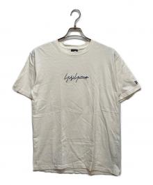 YOHJI YAMAMOTO×New Era（ヨウジヤマモト×ニューエラ）の古着「Tシャツ」｜ホワイト