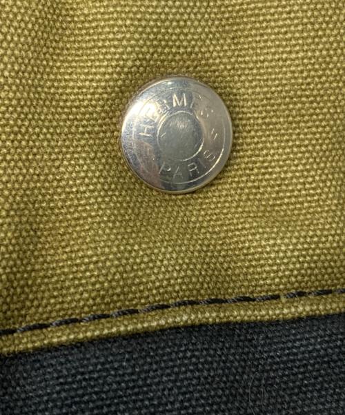 HERMES（エルメス）HERMES (エルメス) フールトゥPM トートバッグ ネイビー×カーキ サイズ:サイズ詳細参照の古着・服飾アイテム