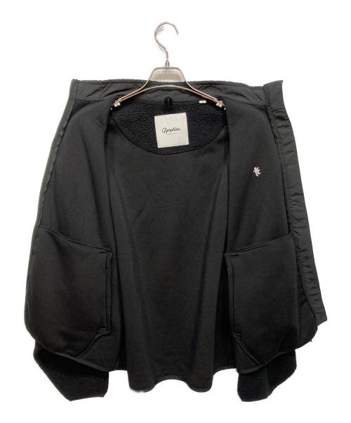 Gymphlex（ジムフレックス）Gymphlex (ジムフレックス) フリース スタンドカラー ジャケット ブラック サイズ:Mの古着・服飾アイテム