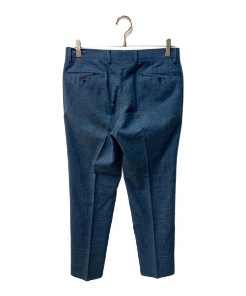 green label relaxing（グリーンレーベルリラクシング）green label relaxing (グリーンレーベルリラクシング) STRONA 織無地 2Bセットアップスーツ ブルー サイズ:46の古着・服飾アイテム