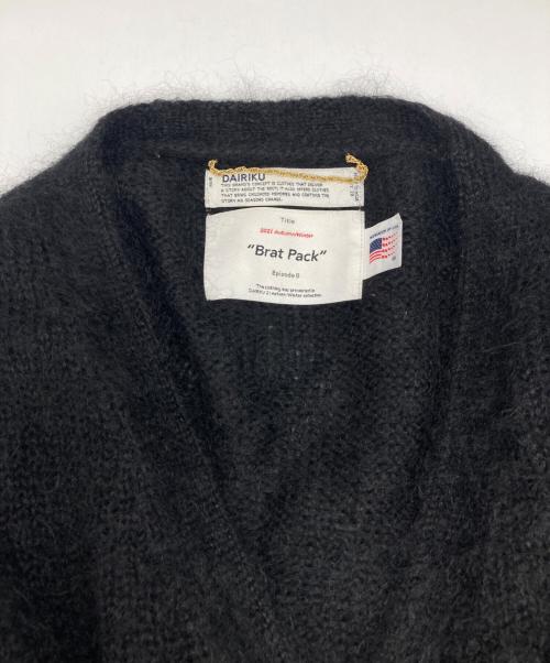 DAIRIKU（ダイリク）DAIRIKU (ダイリク) Molly Mohair Knit Cardigan ブラック サイズ:Fの古着・服飾アイテム