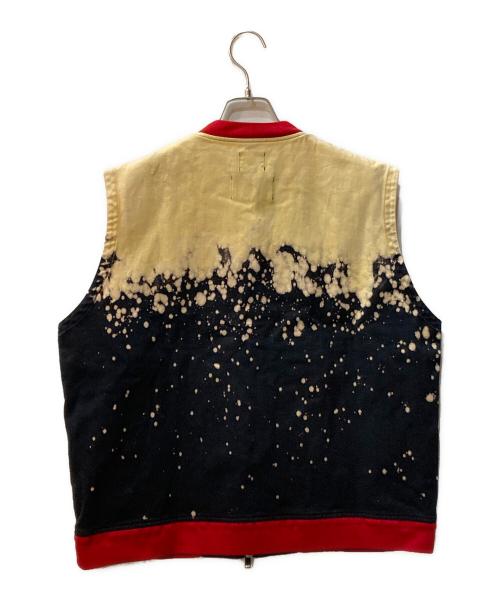 Needles（ニードルズ）Needles (ニードルズ) NOMA t.d. (ノーマティーディー) W.S.S. Vest - Hand Dyed ブラック サイズ:Mの古着・服飾アイテム