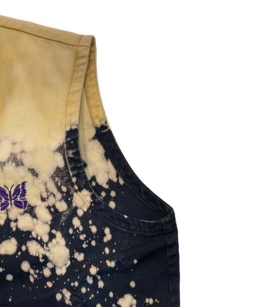 Needles（ニードルズ）Needles (ニードルズ) NOMA t.d. (ノーマティーディー) W.S.S. Vest - Hand Dyed ブラック サイズ:Mの古着・服飾アイテム