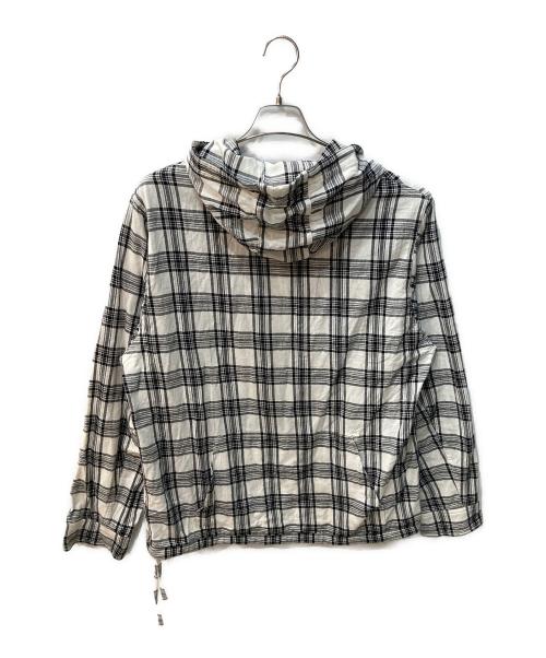 BAL（バル）BAL (バル) PULLOVER MEXICAN HOODED SHIRT ホワイト×ブラック サイズ:Lの古着・服飾アイテム