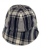 COOTIE PRODUCTIONSクーティープロダクツ）の古着「Jacquard Check Ball Hat」｜ブラック