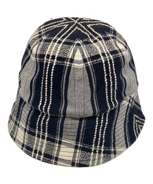 COOTIE PRODUCTIONS（クーティープロダクツ）COOTIE PRODUCTIONS (クーティープロダクツ) Jacquard Check Ball Hat ブラック サイズ:Mの古着・服飾アイテム