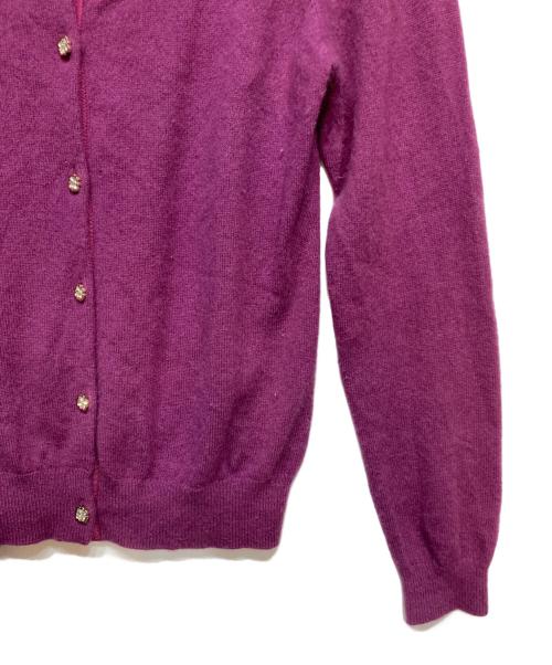 TOCCA（トッカ）TOCCA (トッカ) カシミヤカーディガン パープル サイズ:Mの古着・服飾アイテム