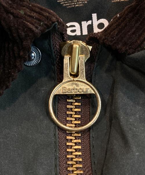 Barbour（バブアー）Barbour (バブアー) BEDALEワックスコットンジャケット セージグリーン×ブラウン サイズ:40の古着・服飾アイテム