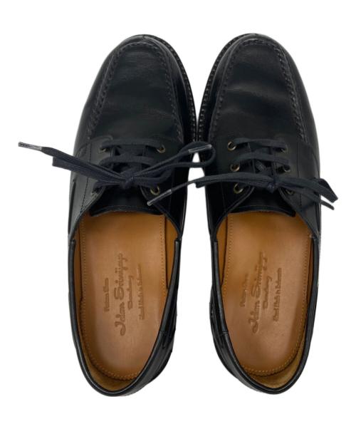 Jalan Sriwijaya（ジャランスリウァヤ）Jalan Sriwijaya (ジャランスリウァヤ) ボートシューズ ブラック サイズ:5 1/2の古着・服飾アイテム