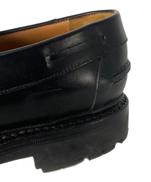 Jalan Sriwijaya（ジャランスリウァヤ）Jalan Sriwijaya (ジャランスリウァヤ) ボートシューズ ブラック サイズ:5 1/2の古着・服飾アイテム