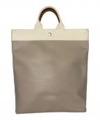 Breath TOPKAPIブレストプカピ）の古着「SCOTCH GRAIN スコッチグレイン マザーズバッグ」｜ベージュ