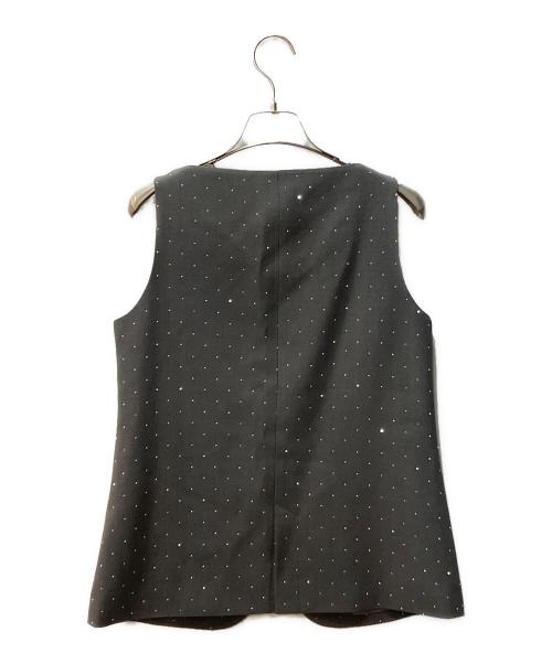 Bibiy.（ビビィ）Bibiy. (ビビィ) JEWEL VEST グレー サイズ:FREE 未使用品の古着・服飾アイテム