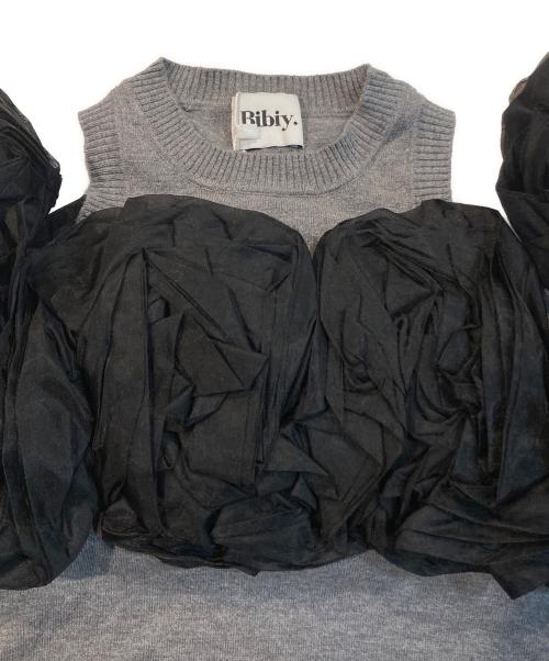 Bibiy.（ビビィ）Bibiy. (ビビィ) ALEXA FLOWER KNIT グレー サイズ:FREE 未使用品の古着・服飾アイテム