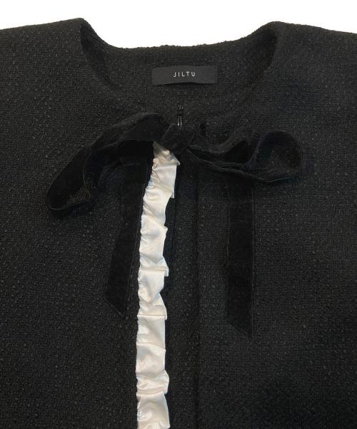 JILTU（ジルチュ）JILTU (ジルチュ) petit frill cape & long dress ブラック サイズ:FREEの古着・服飾アイテム