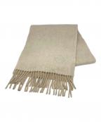 LOEWEロエベ）の古着「アナグラム カシミヤ混マフラー」｜ベージュ