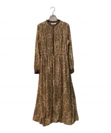 Sonny Label（サニーレーベル）の古着「ダマスク プリント ワンピース」｜ベージュ