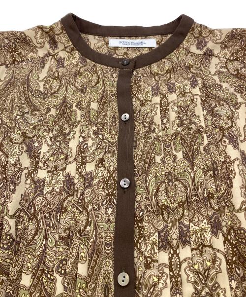 Sonny Label（サニーレーベル）Sonny Label (サニーレーベル) ダマスク プリント ワンピース ベージュ サイズ:FREEの古着・服飾アイテム