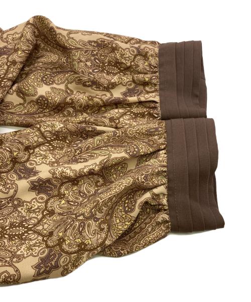 Sonny Label（サニーレーベル）Sonny Label (サニーレーベル) ダマスク プリント ワンピース ベージュ サイズ:FREEの古着・服飾アイテム