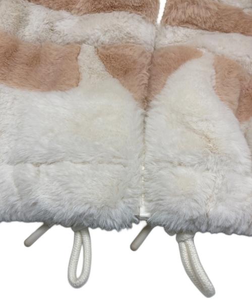 adidas（アディダス）adidas (アディダス) FUR JACKET ベージュ サイズ:XOの古着・服飾アイテム