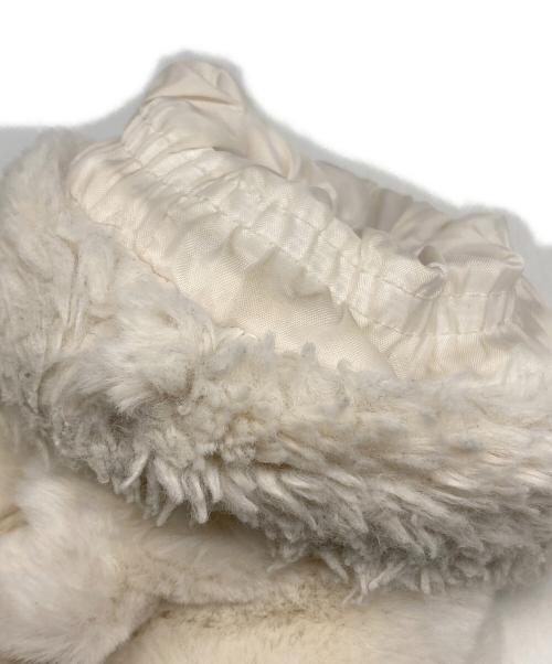 adidas（アディダス）adidas (アディダス) FUR JACKET ベージュ サイズ:XOの古着・服飾アイテム