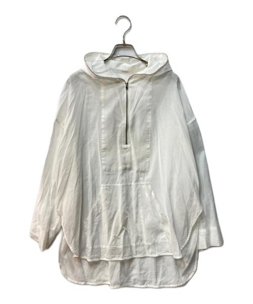 CINOH（チノ）CINOH (チノ) シースルーフーディー ホワイト サイズ:Fの古着・服飾アイテム