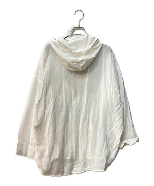 CINOH（チノ）CINOH (チノ) シースルーフーディー ホワイト サイズ:Fの古着・服飾アイテム