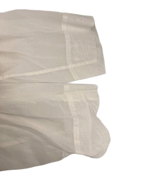 CINOH（チノ）CINOH (チノ) シースルーフーディー ホワイト サイズ:Fの古着・服飾アイテム