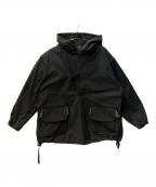 HAVERSACKハバーサック）の古着「高密度 ツイル アノラック パーカ」｜ブラック