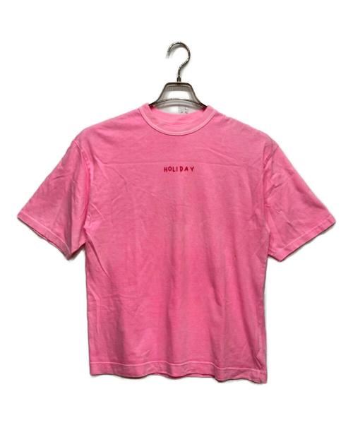 holiday（ホリデー）holiday (ホリデー) SUPER FINE DRY S/S T-SHIRT ピンク サイズ:Mの古着・服飾アイテム