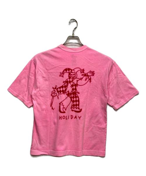holiday（ホリデー）holiday (ホリデー) SUPER FINE DRY S/S T-SHIRT ピンク サイズ:Mの古着・服飾アイテム