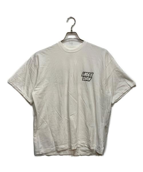 holiday（ホリデー）holiday (ホリデー) SUPER FINE S/S T-SHIRT ホワイト サイズ:XLの古着・服飾アイテム