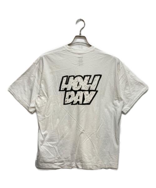 holiday（ホリデー）holiday (ホリデー) SUPER FINE S/S T-SHIRT ホワイト サイズ:XLの古着・服飾アイテム