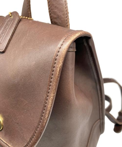 COACH（コーチ）COACH (コーチ) レザー リュック ブラウン サイズ:サイズ詳細参照の古着・服飾アイテム