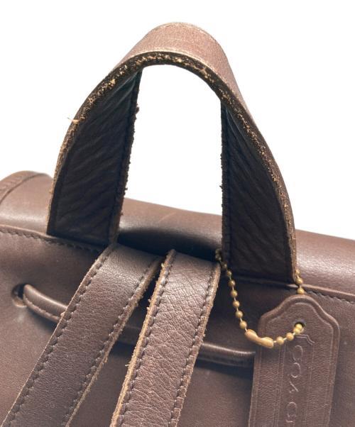 COACH（コーチ）COACH (コーチ) レザー リュック ブラウン サイズ:サイズ詳細参照の古着・服飾アイテム