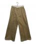 AURALEE（オーラリー）の古着「WASHED FINX CHINO WIDE TUCK PANTS チノタックワイドパンツ 」｜ベージュ