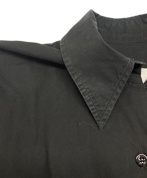 MM6 Maison Margiela（エムエムシックスメゾンマルジェラ）MM6 Maison Margiela (エムエムシックスメゾンマルジェラ) チュールデザインシャツ ブラック サイズ:36の古着・服飾アイテム