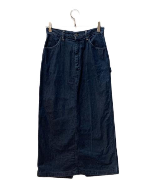 AURALEE（オーラリー）AURALEE (オーラリー) HARD TWIST LIGHT DENIM SKIRT インディゴ サイズ:1の古着・服飾アイテム