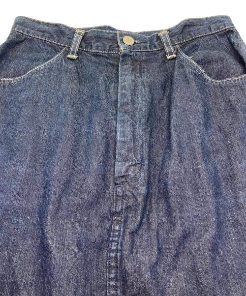 AURALEE（オーラリー）AURALEE (オーラリー) HARD TWIST LIGHT DENIM SKIRT インディゴ サイズ:1の古着・服飾アイテム