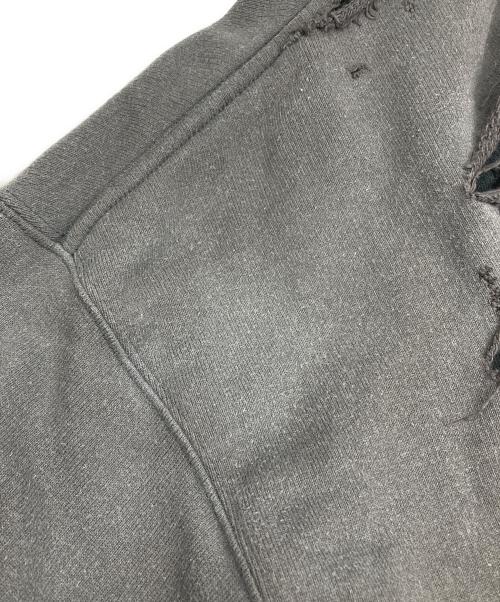 Maison MIHARA YASUHIRO（メゾン ミハラ ヤスヒロ）Maison MIHARA YASUHIRO (メゾン ミハラ ヤスヒロ) FELPA HOODIE TRIPLE LAYERED グレー サイズ:48の古着・服飾アイテム