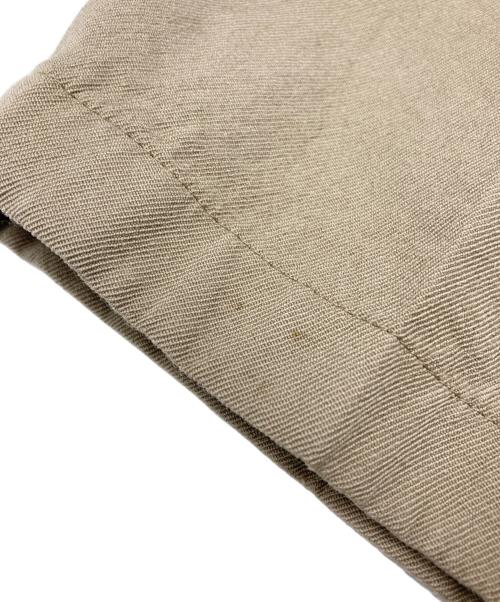 MACKINTOSH LONDON（マッキントッシュ ロンドン）MACKINTOSH LONDON (マッキントッシュ ロンドン) ウール ツイル ビッグチノパンツ ベージュ サイズ:78の古着・服飾アイテム