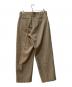 MACKINTOSH LONDON (マッキントッシュ ロンドン) ウール ツイル ビッグチノパンツ ベージュ サイズ:78：6000円