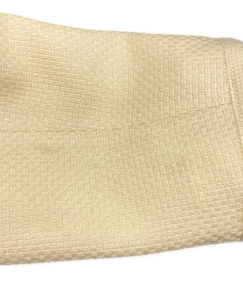 ANAYI（アナイ）ANAYI (アナイ) ウールプリペラノーカラージャケット アイボリー サイズ:Ｓの古着・服飾アイテム