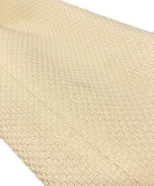 ANAYI（アナイ）ANAYI (アナイ) ウールプリペラノーカラージャケット アイボリー サイズ:Ｓの古着・服飾アイテム