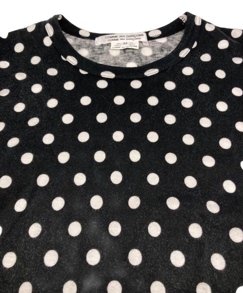 COMME des GARCONS COMME des GARCONS（コムデギャルソン コムデギャルソン）COMME des GARCONS COMME des GARCONS (コムデギャルソン コムデギャルソン) ドットカットソー ブラック サイズ:Mの古着・服飾アイテム
